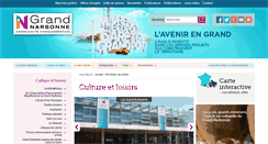 Desktop Screenshot of culture.legrandnarbonne.com