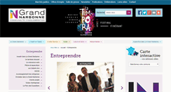 Desktop Screenshot of entreprendre.legrandnarbonne.com