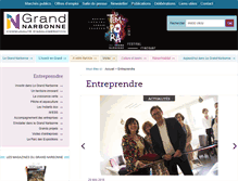 Tablet Screenshot of entreprendre.legrandnarbonne.com